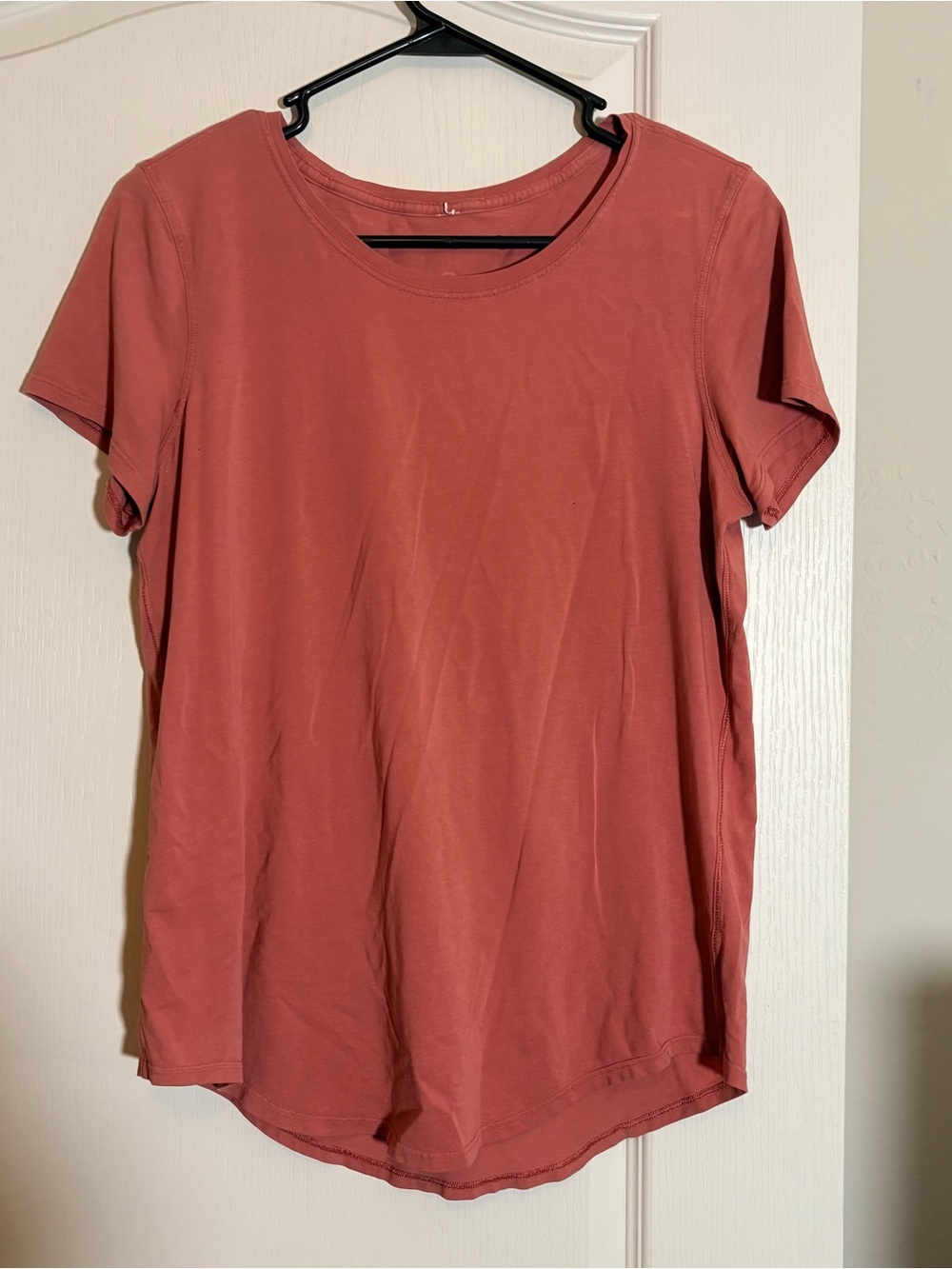 Lululemon Love Crew Short Sleeve T-Shirt Terracotta Rust Pima Cotton